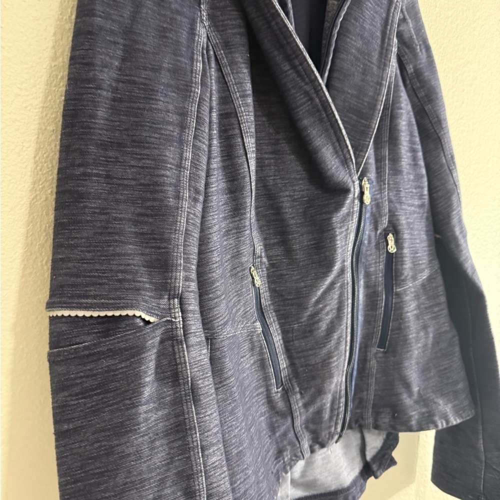 lululemon athletica ride on blazer size 6 Women's Dark Blue Blazer - Picture 4 of 6